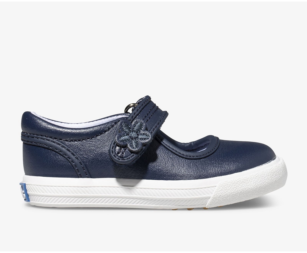 Slip Ons Keds Niña Azul Marino - Ella Mary Jane - 6258-PBCHI